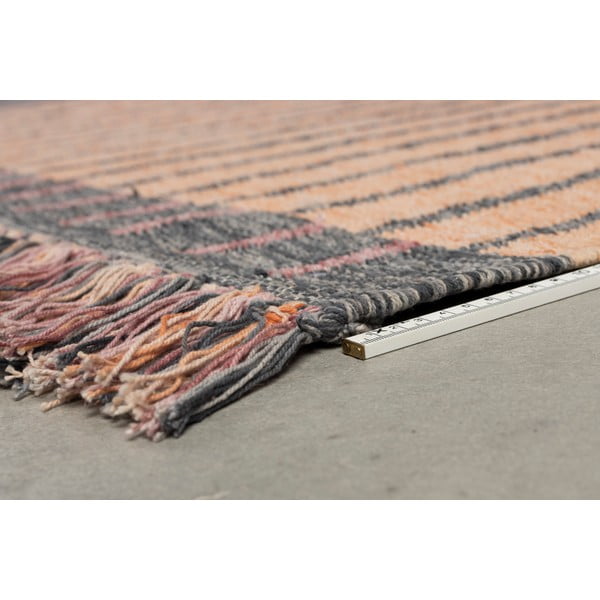 Roosa-oranž puuvillane vaip 160x230 cm Hampton – Dutchbone-image-3