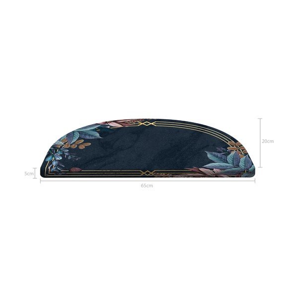 Tumesinised trepiastmed 16 tk komplektis 65x20 cm Sanctuary - Vitaus-image-4