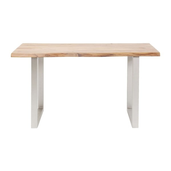 Jídelní stůl z akáciového dřeva Kare Design Pure, 140 x 80 cm