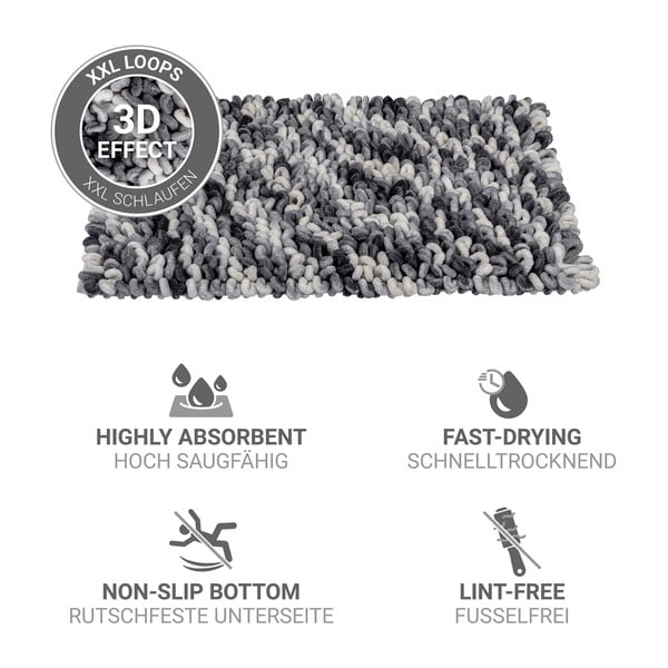 Hallikassinine tekstiilist vannitoamatt 60x90 cm Lerici - Wenko-image-4