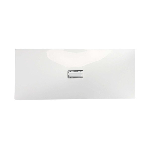 Valge valatud marmorist valamu 121x50 cm Tonga - Sapho-image-2