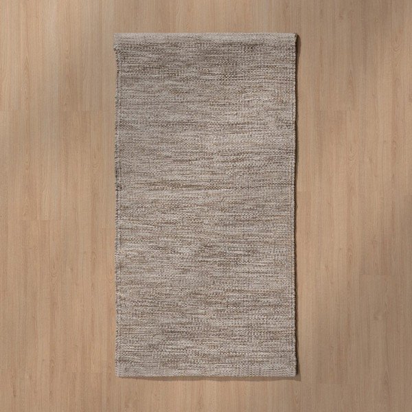 Pruun kahepoolne villane vaip 80x150 cm - Ixia-image-1