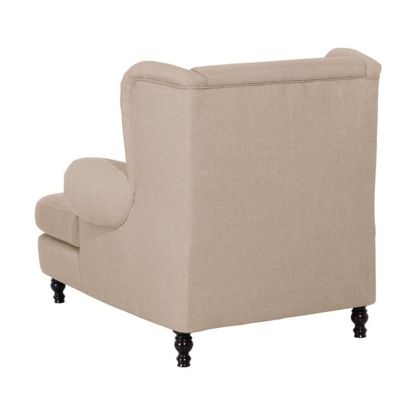 Hnědé křeslo ušák Max Winzer Mareille Sand-image-2