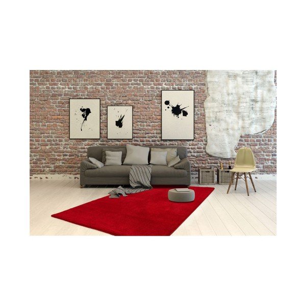 Koberec Cuba Basic 510 Red, 60x110 cm-image-2