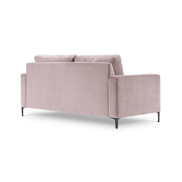 Roosa sametne diivan , 158 cm Harmony - Kooko Home-image-3