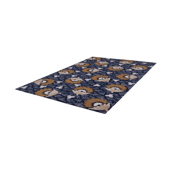 Tumesinine villane vaip 133x190 cm Chintz - Agnella-image-3