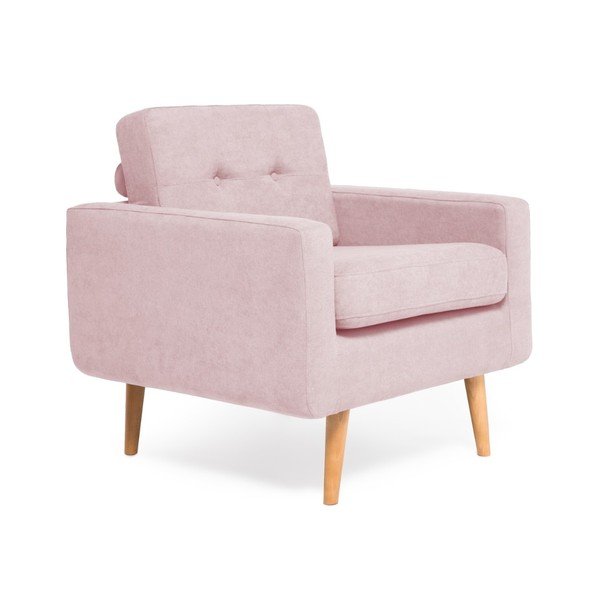 Růžové křeslo Vivonita Ina-image-2