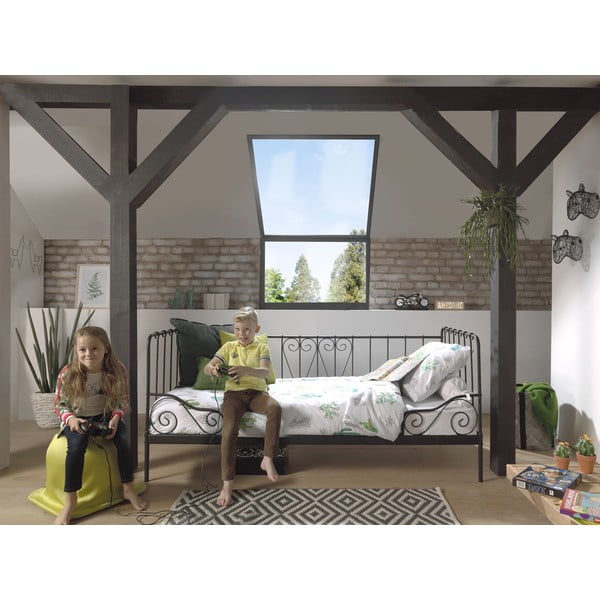 Must lastevoodi 90x200 cm Alice - Vipack-image-1