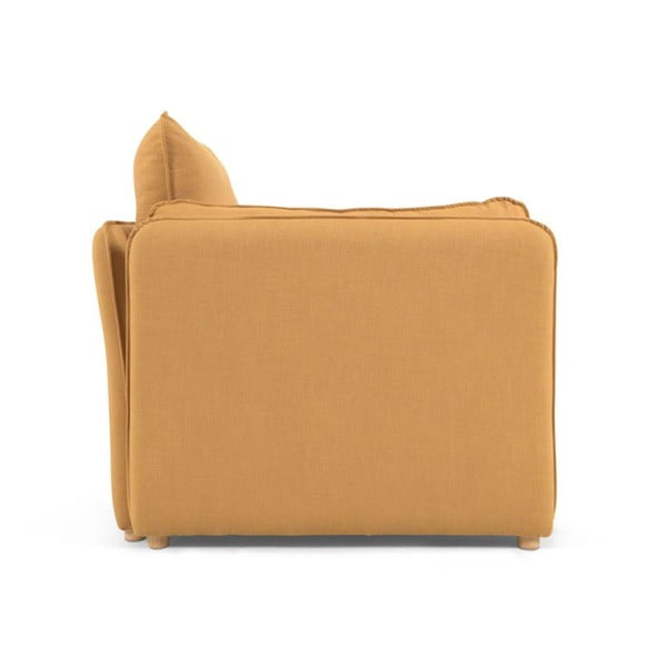 Sinepikollane diivanvoodi 210 cm Tanit - Kave Home-image-3