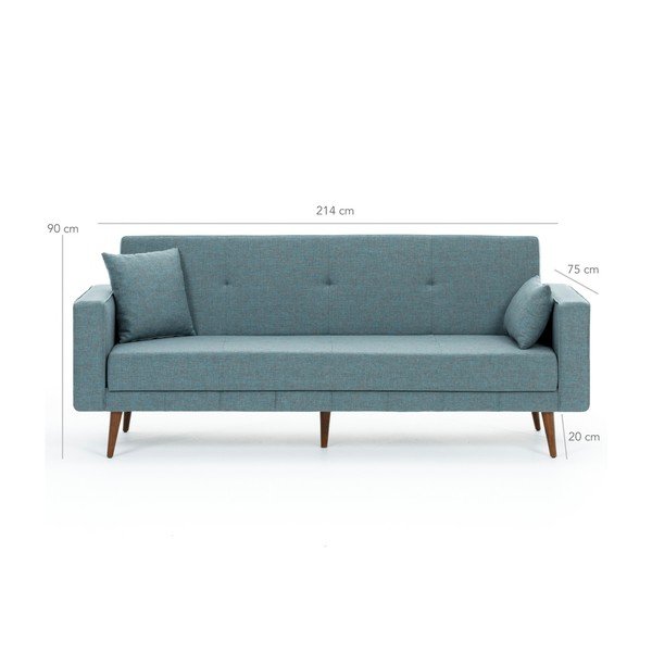 Sinine diivanvoodi Ivonne - Balcab Home-image-1