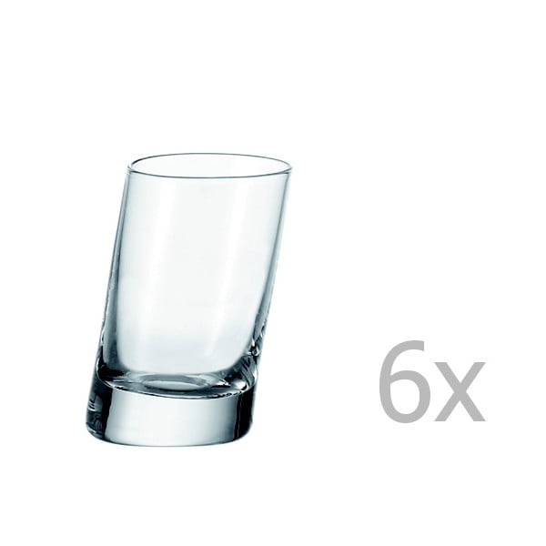Sada 6 sklenic na kořalku LEONARDO Pisa, 55 ml