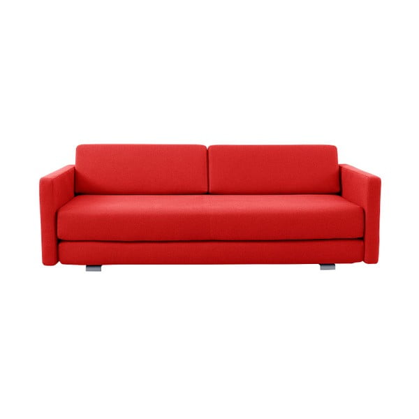 Rozkládací sedačka Lounge, červená