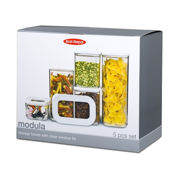 Toidunõud 5 tk komplektis Modula White - Mepal-image-3