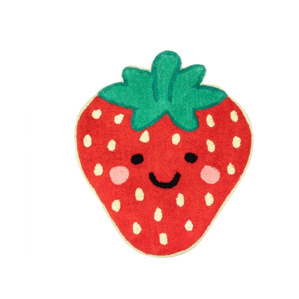 Punane puuvillane lastevaip 60x52 cm Strawberry - Sass & Belle