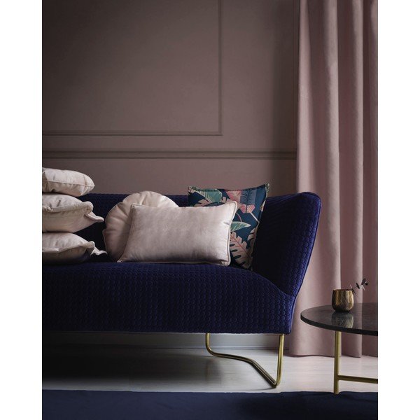 Sinine ja roosa sametpadi Susan, 45 x 45 cm - Velvet Atelier-image-1