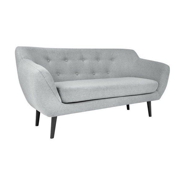 Světle šedá pohovka Mazzini Sofas Piemont, 158 cm