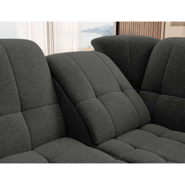 Tumehall lahtikäiv/sahtliga nurgadiivan (parem nurk/L-kujuline) Sado – ELTAP-image-1