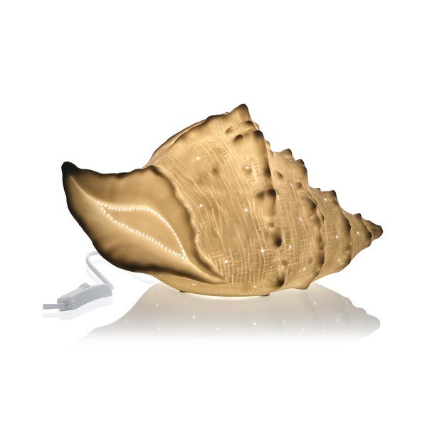 Stolní porcelánová lampa ve tvaru mušle Versa-image-1