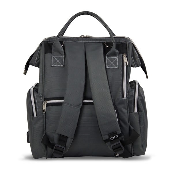 Antratsiitne seljakott emadele USB-portiga My Valice HAPPY MOM beebihoolduskott My Valice HAPPY MOM Baby Care Backpack - Myvalice-image-2