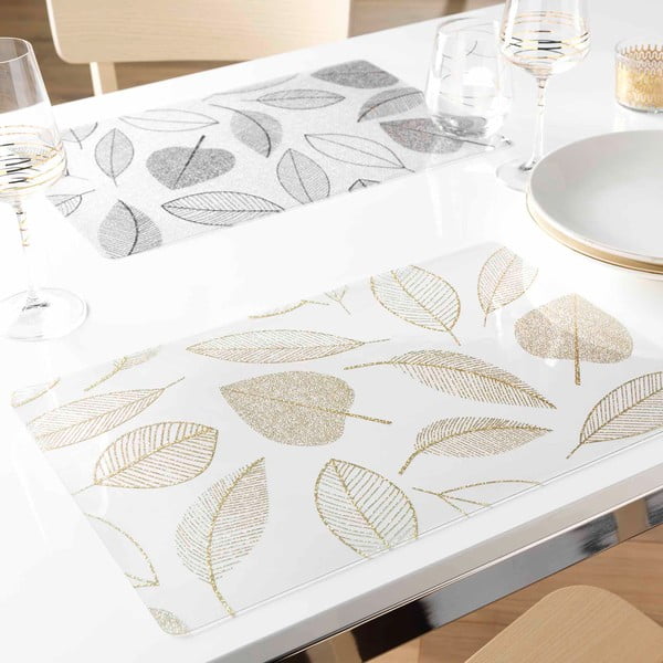 Plastikust lauamatt 30x45 cm Feuillette - douceur d'intérieur-image-2