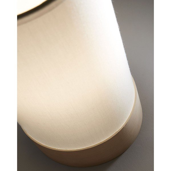 Valge pöögipuidust lauavalgusti tekstiilist varjuga (kõrgus 26 cm) Slat - Kave Home-image-2