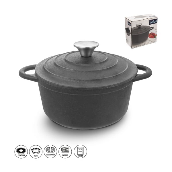 Malmist kaanega pott 2,7 l Litina - Orion-image-3