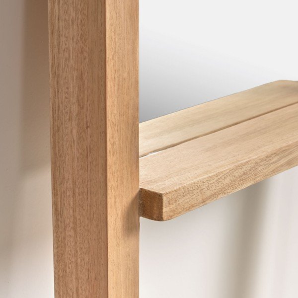 Dekoratiivne redel, mis on valmistatud mahagonipuust Flavina - Kave Home-image-2