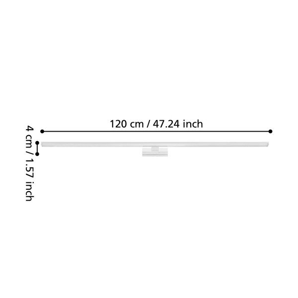 Hõbedane LED seinavalgusti PANDELLA 1 - EGLO-image-2