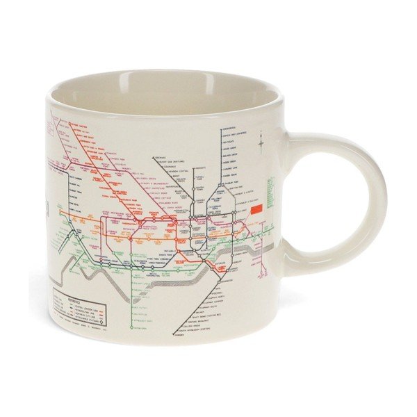 Beež kruus 350 ml Heritage Tube Map - Rex London