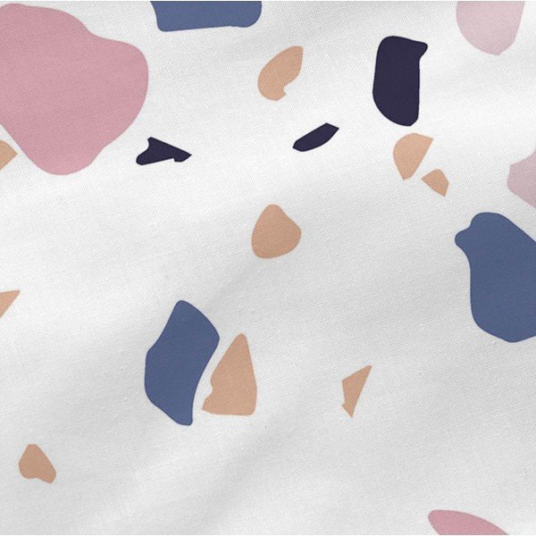 2 puuvillast padjapüüru Terrazzo, 50 x 75 cm, komplektis - Blanc-image-3