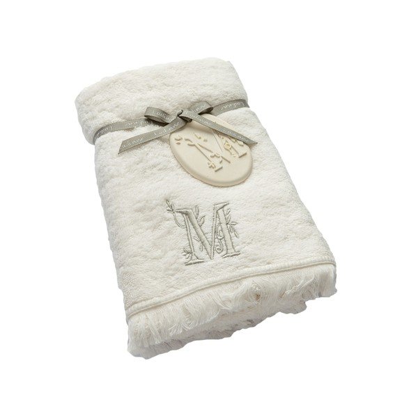 Osuška s monogramem M, 50x90 cm