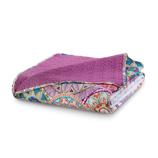 Fuksiat värvi pöördmikrokiust voodiplaat , 170 x 270 cm Bibi - DecoKing-image-3