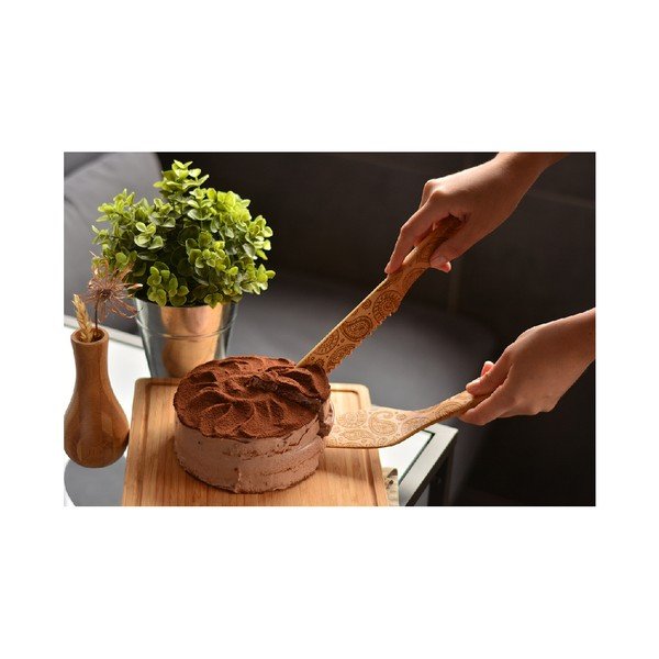 Bambusest spaatel ja Minnie kooki noa komplekt Minne - Bambum-image-1