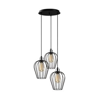 Must rippvalgusti 3 lambile Tel - Opviq lights