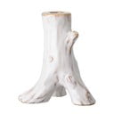 Valge keraamiline küünlajalg Stump - Bloomingville