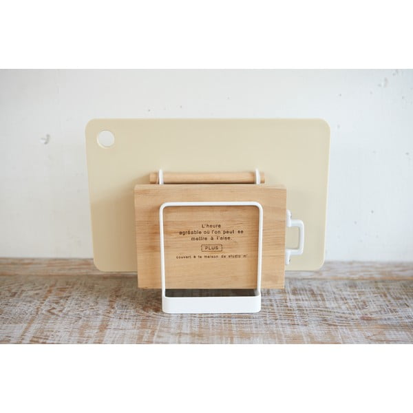 Valge lõikelaua statiiv Tosca - YAMAZAKI-image-2