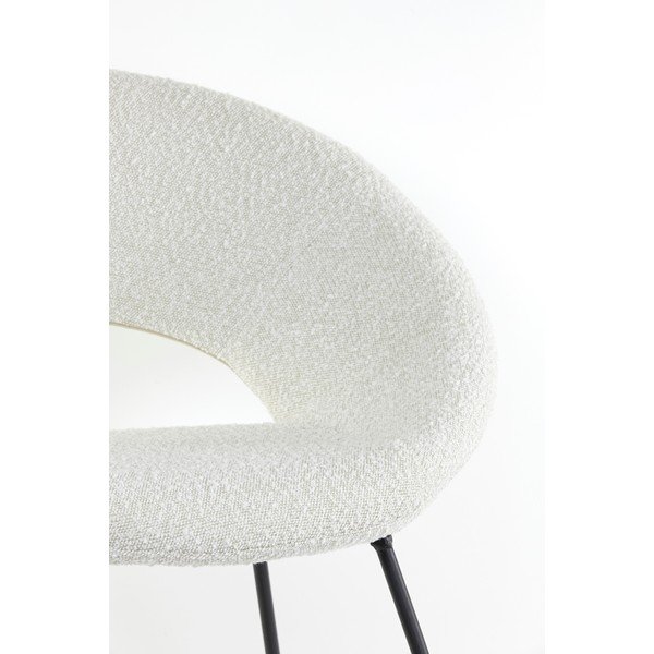 Valge bukleekangast tugitool Antony - Light & Living-image-1