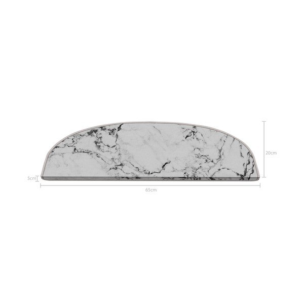 Valged trepivaibad 16 tk komplektis 20x65 cm Marble Dream - Vitaus-image-2