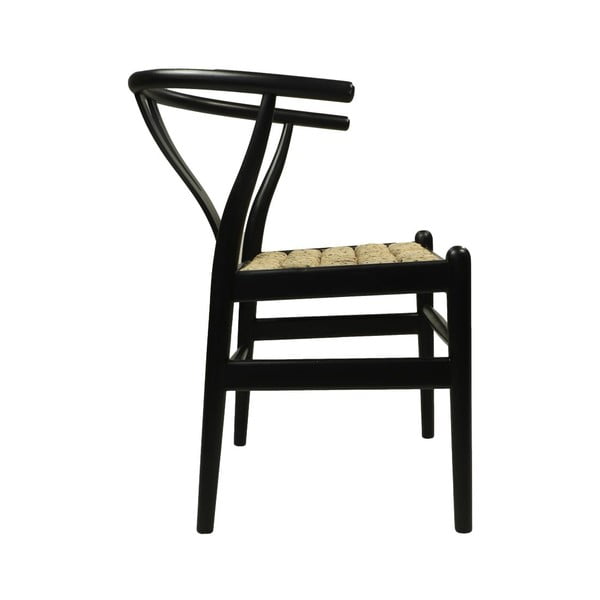 Must mahagonist söögitool Wishbone - HSM collection-image-4