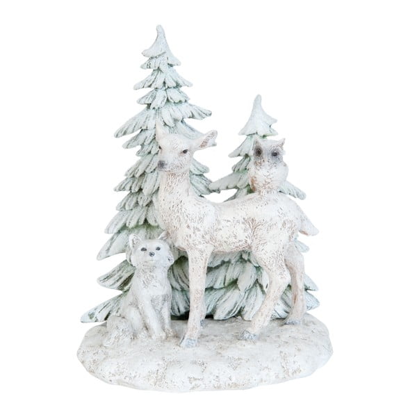Dekorativní soška Clayre & Eef Snowy Deer