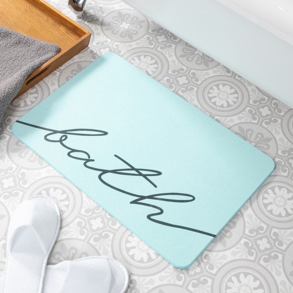 Helesinine vannitoamatt 39x60 cm Bath - Artsy Doormats-image-1