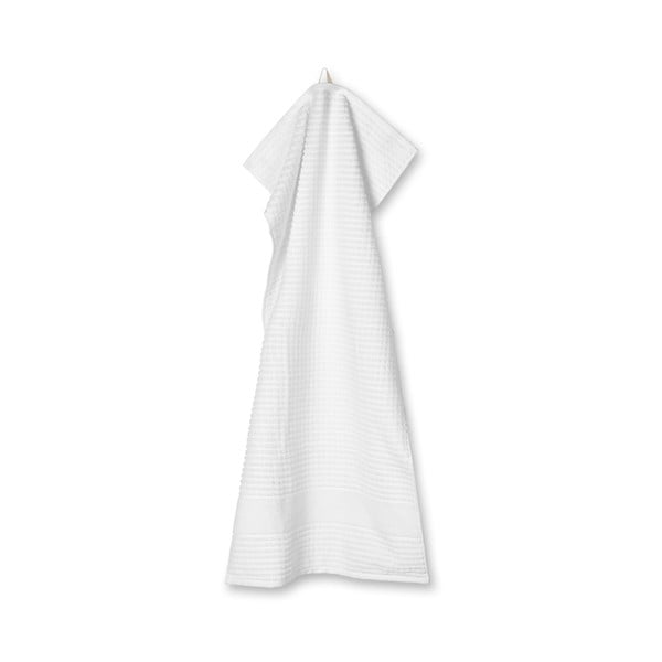 Valge orgaanilisest puuvillast froteerätik 50x100 cm Check - JUNA-image-3