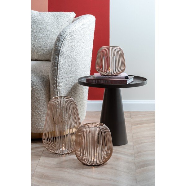 Helepruun laualatern, latern, kõrgus 15,5 cm - PT LIVING-image-3