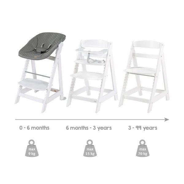 Valge söögitool Luxe - Roba-image-2