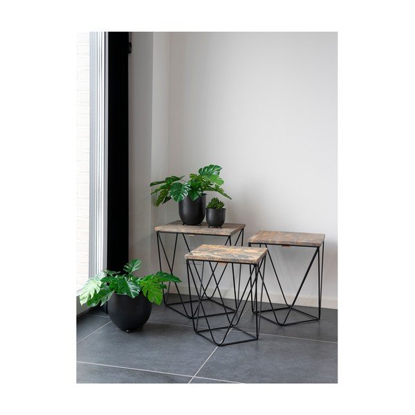 Metallist lillepoti katted 3tk komplektis ø 22 cm Nova – House Nordic-image-4