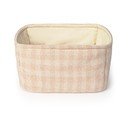 Heleroosa kangast laste mänguasjakorv 30x20x20 cm Swan Rose - Lorena Canals