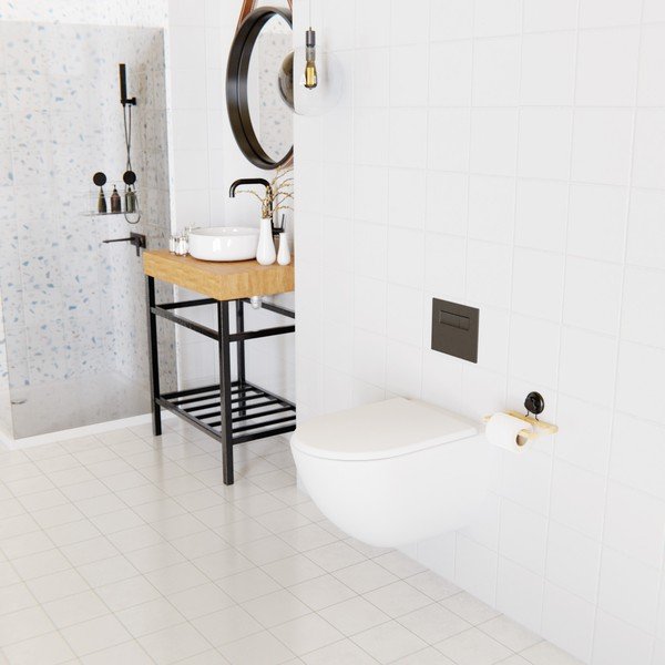 Bambusest isehoidev tualettpaberi hoidja Bestlock SPA - Compactor-image-3