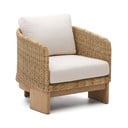 Beež puidust-kunstlikust rotangist aiatool Xoriguer - Kave Home