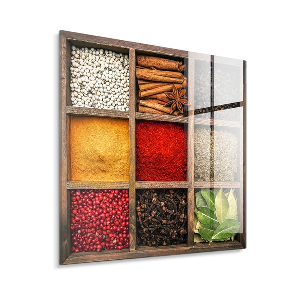 Klaasist maal 30x30 cm Spices Box - Styler-image-4