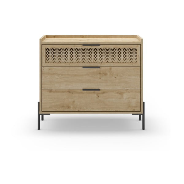 Madal kummut tammedekooriga  90x80 cm Inca - Marckeric